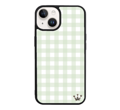 Sage Gingham for iPhone 13