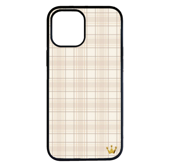Ivory Plaid for iPhone 12 Pro Max