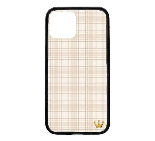 Ivory Plaid for iPhone 12/12 Pro