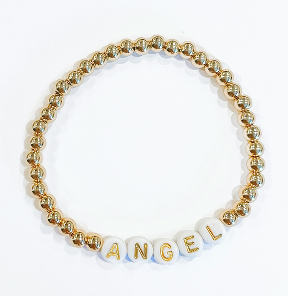 Angel Gold Beaded Bracelet