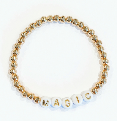 Magic Gold Beaded Bracelet