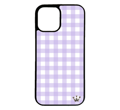 Lilac Gingham for iPhone 12/12 Pro