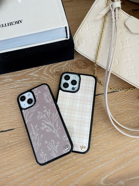Ivory Plaid for iPhone 13 Pro Max