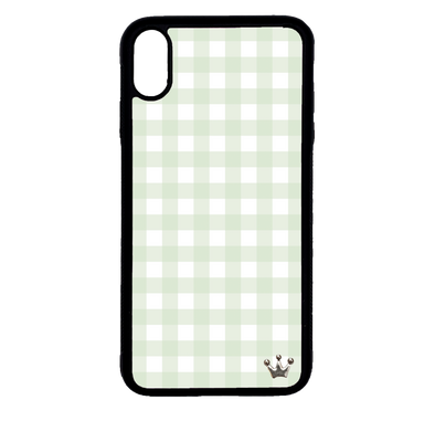 Sage Gingham for iPhone Xs Max