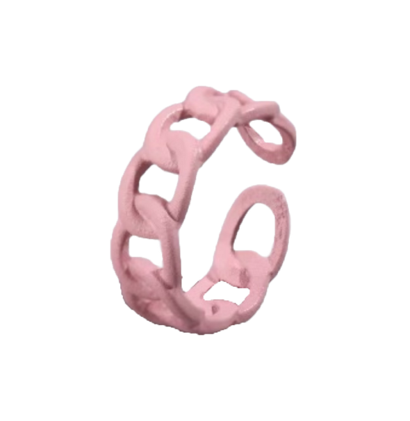 Pink Chain Link Ring