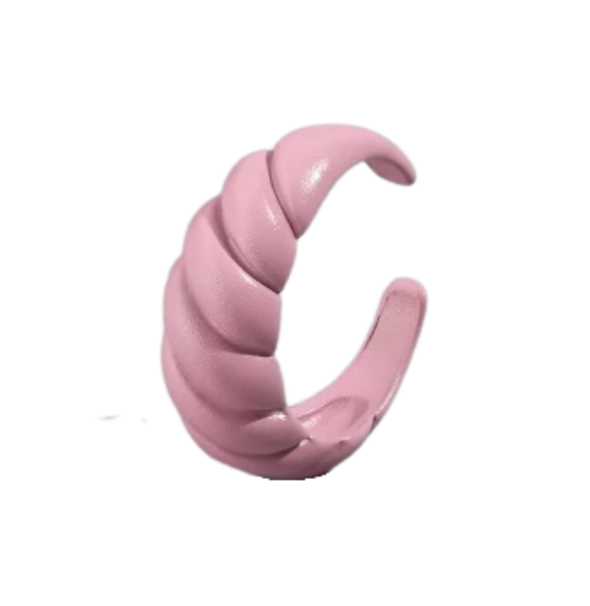 Pink Croissant Ring