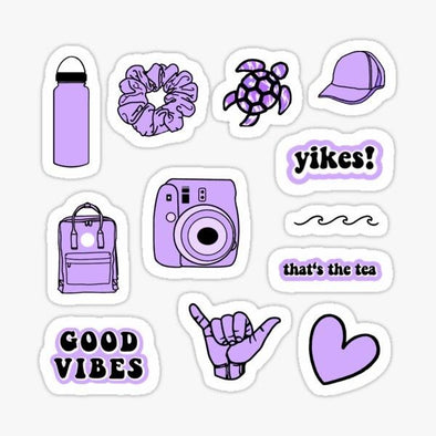 Purple Take Me Away Sticker Pack