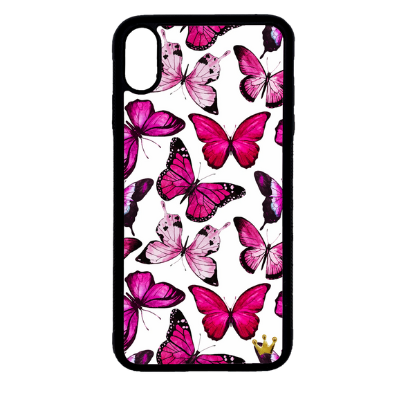 Pink Butterflies for iPhone X/Xs