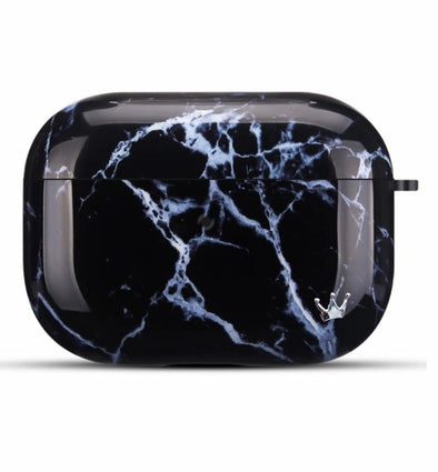 Black Marble Case for AirPods Pro