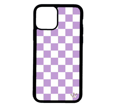 Purple Checkers for iPhone 11 Pro