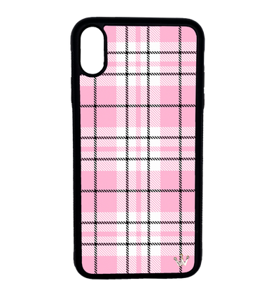 Pink Plaid for iPhone X/Xs