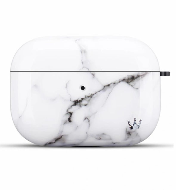 White Marble Case for AirPods Pro