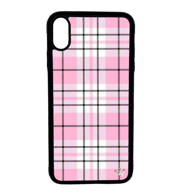 Pink Plaid for iPhone Xs Max