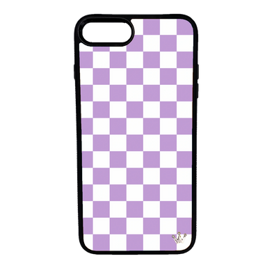 Purple Checkers for iPhone 7/8/SE